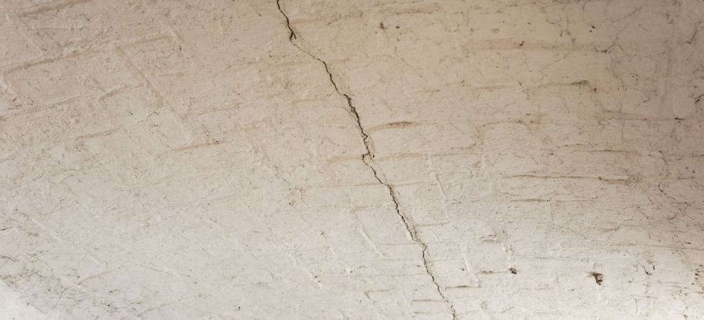 vertical crack ceiling sydney