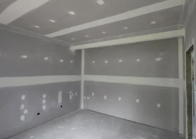 Gwynneville bedroom plastering