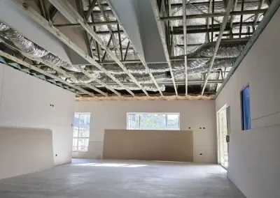 Gwynneville new build plasterboard installation