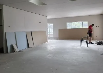 Gwynneville plastering a new build