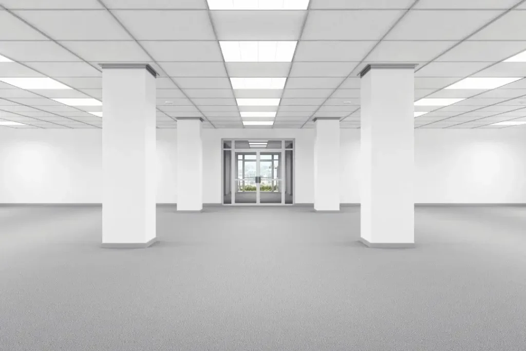 bare commercial space ready for tenancy