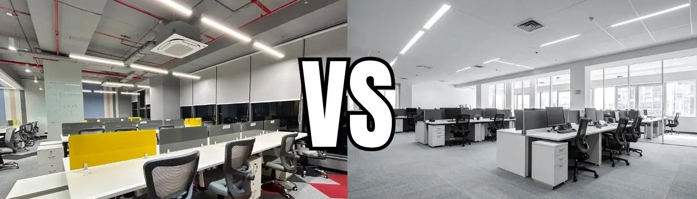Open Ceiling vs Closed Ceiling in Commercial Fitouts