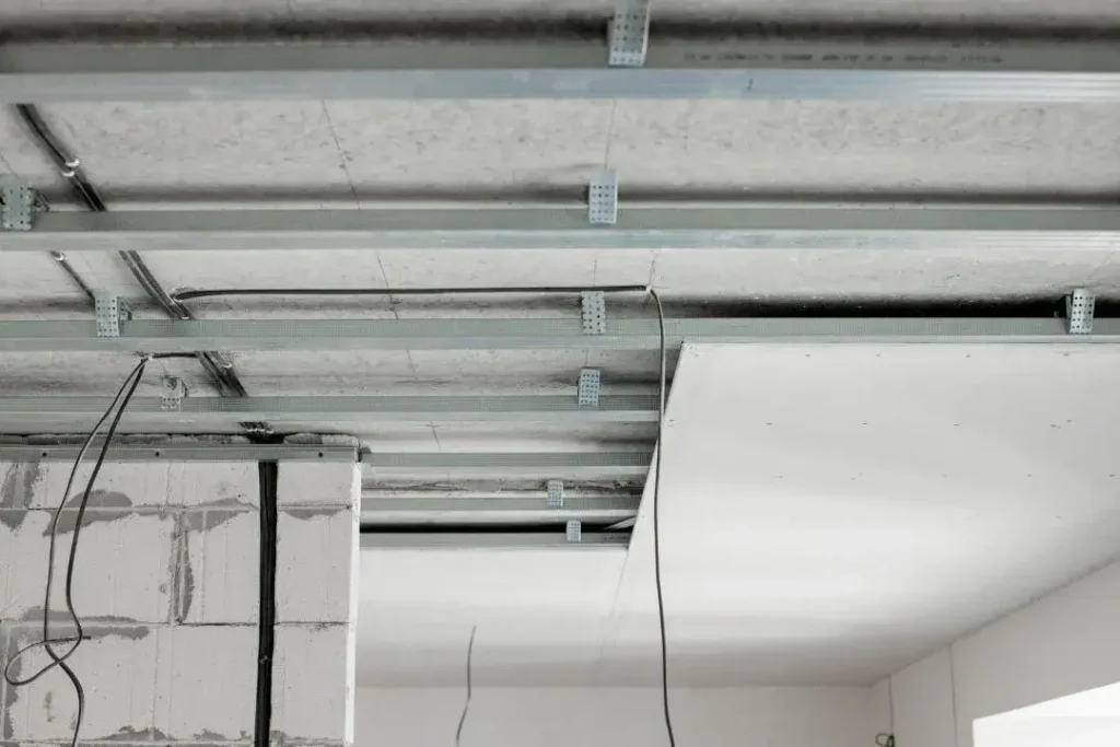 suspended plasterboard ceilings make for a smooth and even finish