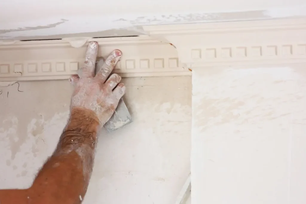 cornice repair patching