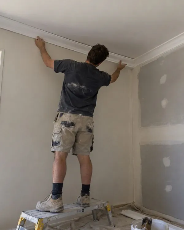 ongoing cornice installation ongoing cornice installation